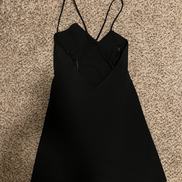 ZARA SURPLICE MINI DRESS - Picture 8 of 8